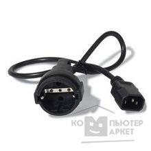 APC by Schneider Electric APC AP9880 Кабель Power Cord IEC 320 C14 to CEE 7 7 Schuko Receptacle - 10 AMP 230V 0.61 Meters