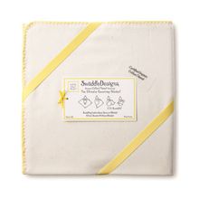 SwaddleDesigns Organic белая с желтым