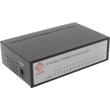 Коммутатор   MultiCo   EW-216T A   Fast E-net Switch 16-port (16UTP, 10 100Mbps)