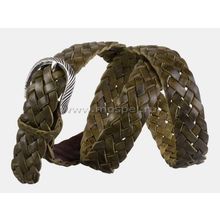 Плетеный ремень AT30-118 оливковый