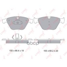 Колодки Тормозные Дисковые | Перед | Bmw 5(F10 1) 2.0d-3.0 09>   6(F12 3) 3.0 11>   7(F01-4) 3.0-3.0d 08> LYNXauto арт. BD1435