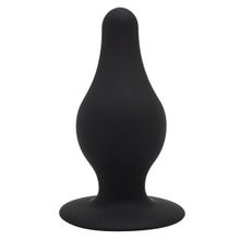 Черная малая анальная пробка Adrien Lastic SileXD 7,2см