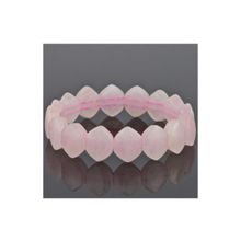 Бусики-Колечки Браслет Розовый кварц "Лилит" арт.бНКР-13(15-10)-17-1