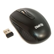 Мышь беспроводная DIALOG MROP-01U Black