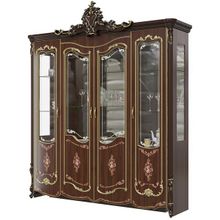 Мэри-Мебель Шкаф 4-х дверный Шейх ГШ-05 цвет орех тайский ID - 292799