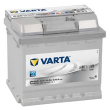 Аккумулятор автомобильный Varta Silver Dynamic C30 6СТ-54 обр. 208x175x190