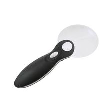 Лупа G-288-090 (Диам.90мм, 3х 6х, LED подсветка, футляр)