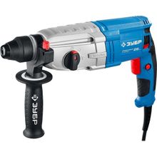 Перфоратор SDS-plus, ЗУБР Профессионал ЗП-28-800 К, реверс, горизонтальный, металл редуктор, 3.2Дж, 0-1200 об мин, 0-4800уд мин, 800 Вт, кейс