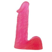 Dream Toys Розовый гелевый фаллоимитатор XSKIN 6 PVC DONG - 15 см.