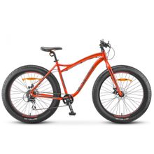 26" STELS Aggressor MD 2019 (8ск, алюм, жест.вилка, диск.мех, Altus - Acera HG200)(V010, рама 18", красный серый)