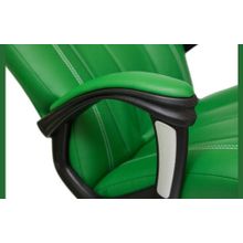 Tetchair Кресло BOSS (хром), зеленый зеленый перфорированный