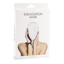 Shots Media BV Белая маска на лицо Subjugation Mask (белый)