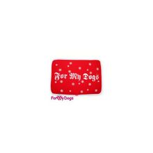 Велюровый плед для собак ForMyDogs 65х45 см красный