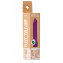 Фиолетовый вибратор 5.5  Vibrator Biodegradable - 14 см. (241291)