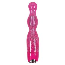 NS Novelties Розовая виброёлочка Starlight Gems Libra Vibrating Massager - 20,5 см. (розовый)