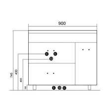 Mixline Мебель для ванной Этьен 90 с б к