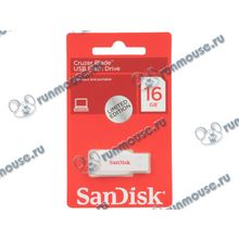 Накопитель USB flash 16ГБ SanDisk "Cruzer Blade", белый (USB2.0) [123300]