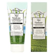 Мягкая пенка для умывания с экстрактами Алоэ и Зеленого чая Grace Day Real Fresh Aloe & Green Tea Foam Cleanser 100мл