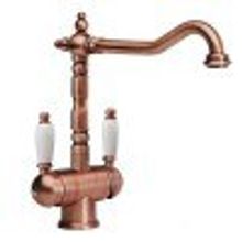 Смеситель Franke Old England, 2 ручки, медь