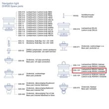 DHR Корпус подвесной DHR 3 35-12H для подвесного кругового красного навигационного огня DHR35