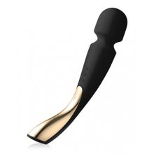 Черный вибромассажёр Lelo Smart Wand 2 Large - 30,4 см. (216607)