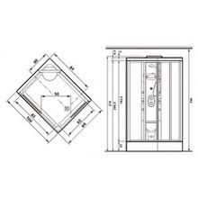 Душевая кабина Albatros T09 REV – R108 Multisystem L