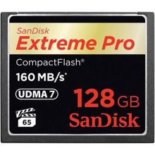 Флеш карта cf 128gb sandisk sdcfxps-128g-x46 160mb s, vpg 65, udma 7