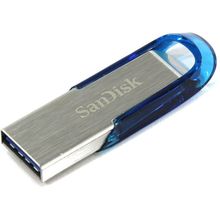 Накопитель SanDisk Ultra Flair    SDCZ73-128G-G46B    USB3.0 Flash Drive 128Gb (RTL)