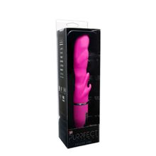 Dream Toys Розовый волнообразный вибратор PURRFECT SILICONE DELUXE VIBE - 15 см.