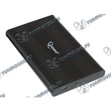 Контейнер Gembird "EE2-U2S-5" для 2.5" SATA HDD, алюминиевый, черный (USB2.0) [132567]