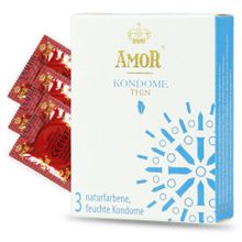 Супертонкие презервативы AMOR Thin - 3 шт. (223930)