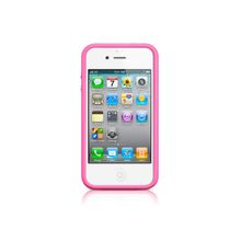 Оригинальный чехол Apple iPhone 4 Bumper Pink для iPhone 4 4S