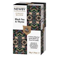 Newby Черный чай с чабрецом (25пак)
