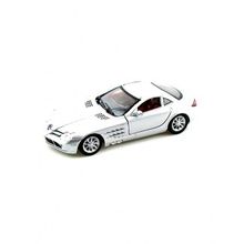 MotorMax коллекционная 1:24 Mercedes Benz SLR McLaren серебристая