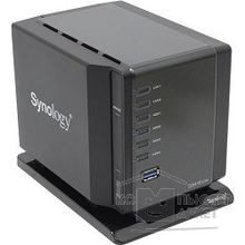 Synology DS416slim Сетевое хранилище 4xHDD SATA 2,5", DC1GhzCPU 512Mb RAID0,1,10,5,6 2xUSB 3,0 2xGigEth iSCSI 2xIPcam up to 8 1xPS