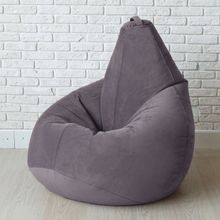 MyPuff кресло мешок Груша Антрацит, размер Комфорт, мебельная ткань: bbb_472