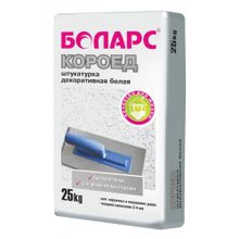 Штукатурка декоративная Боларс короед белая  фракция 1.5  (25 кг)