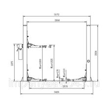 Подъемник двухстоечный Ferrum T4