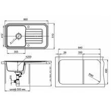 Ewigstein Мойка кухонная Antik 60F черный